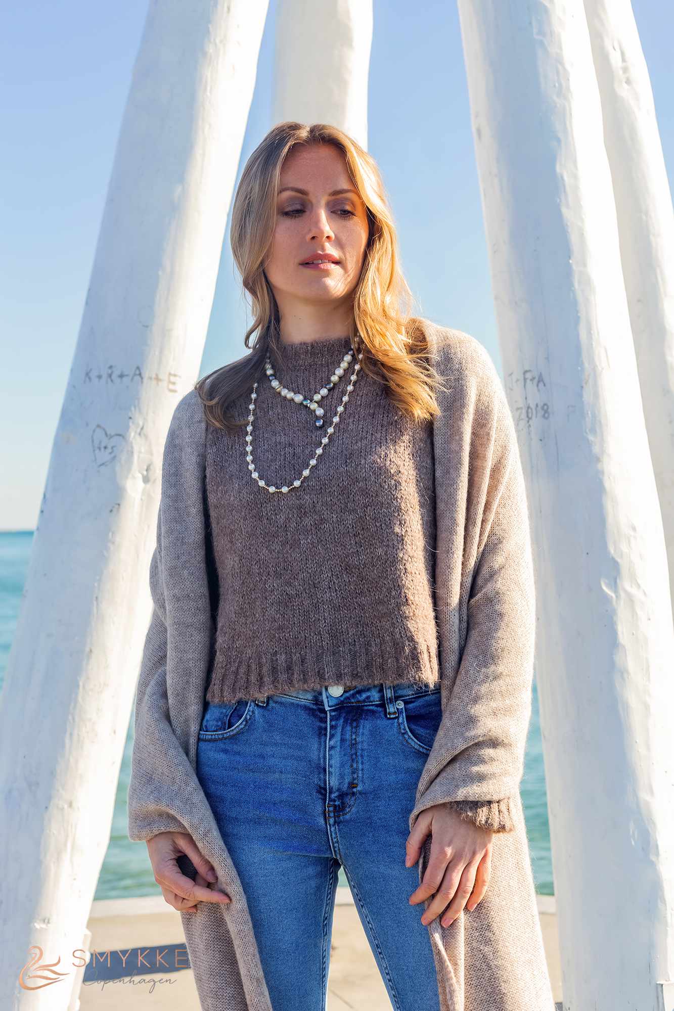 Smykke Copenhagen - Marta Dolska - Bellevue Strand - South Pacific Pearl necklace 2