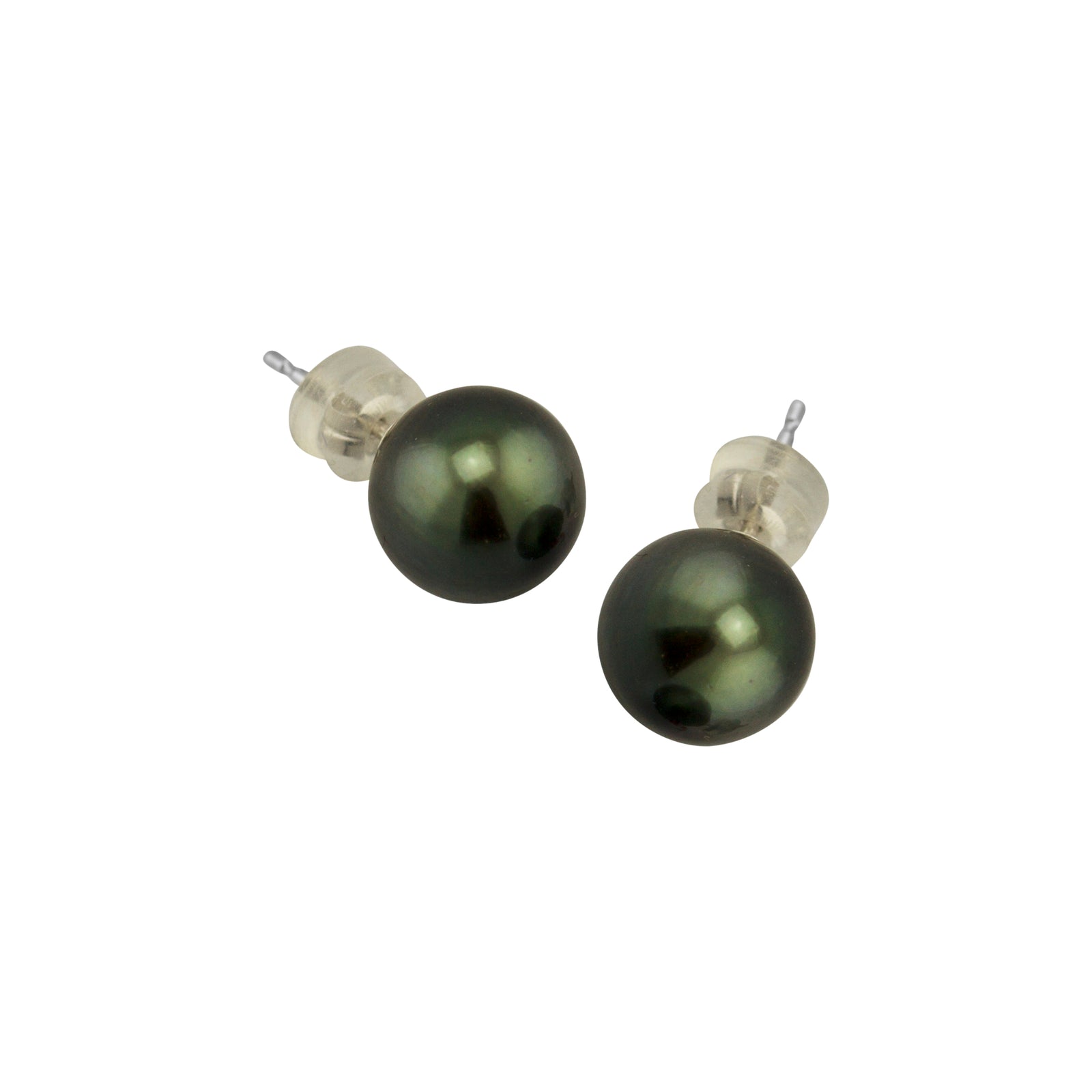 Black South Sea Pearl Stud Earring