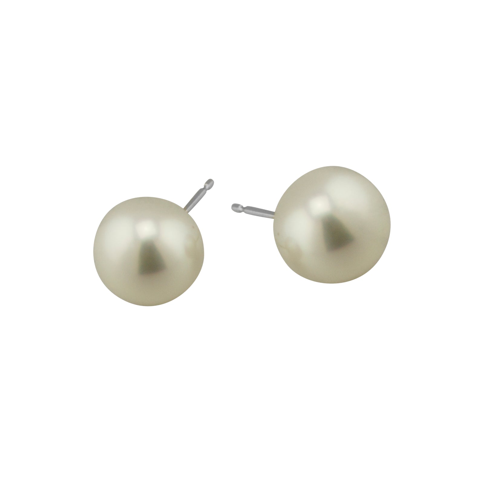White South Sea Pearl Stud Earring