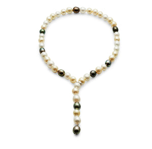 Y-shaped Tahiti Pearl necklace