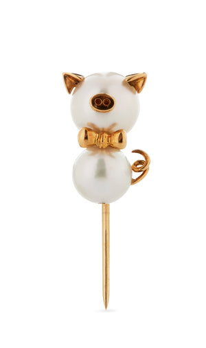 Pearl pin - Pig