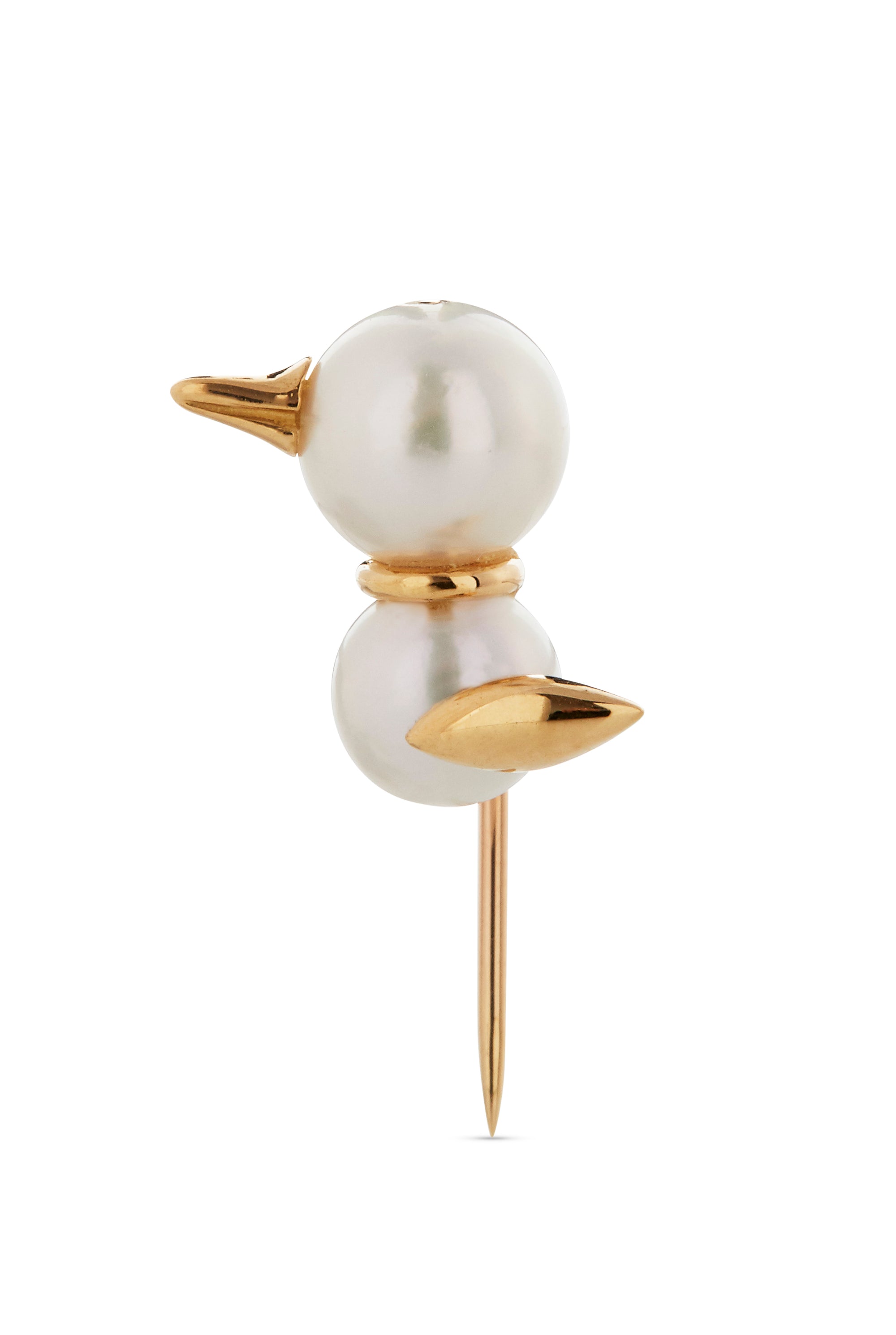 Pearl pin - Duck