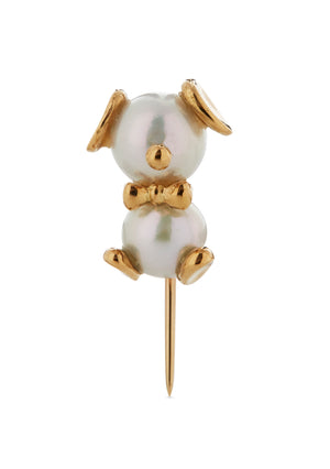 Pearl pin - Dog - standing ears